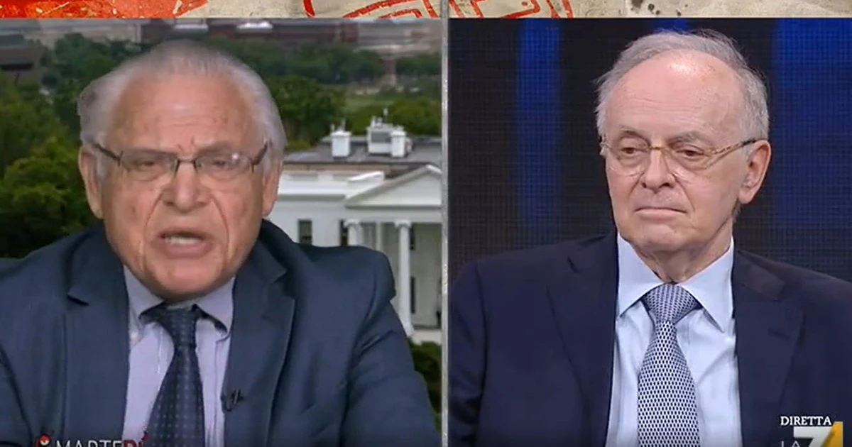 Edward Luttwak "processa" Piercamillo Davigo a DiMartedì: "In Italia i pm accusano senza prove". Scontro al calor bianco