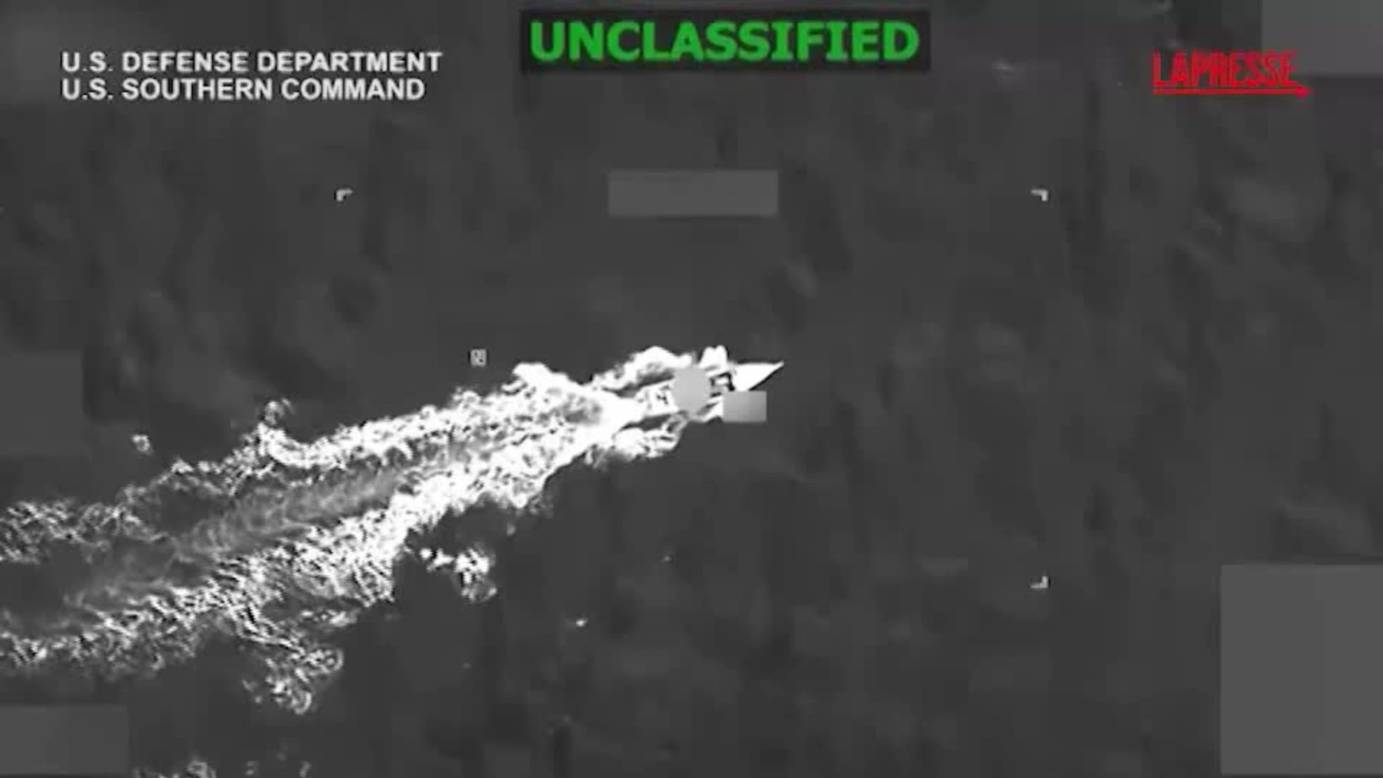 Caraibi, l'esercito Usa attacca una "barca della droga": tre morti