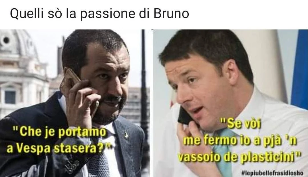 Salvini e Renzi da ridere, la "conversazione riservata" prima di andare da Vespa: "Se vuoi mi fermo io"