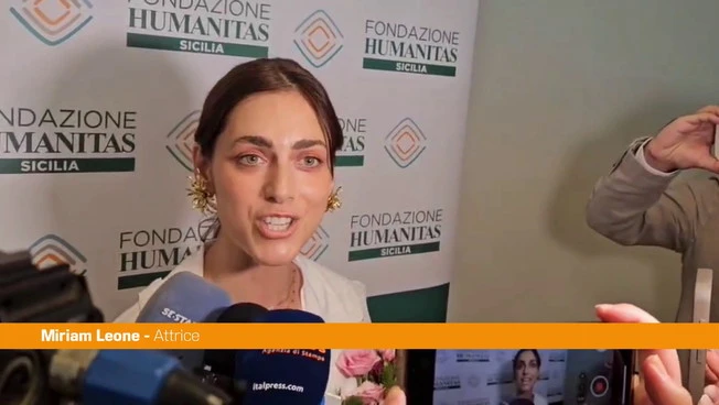 Miriam Leone izpostavila pomen Fondazione Humanitas Sicilia za otok
