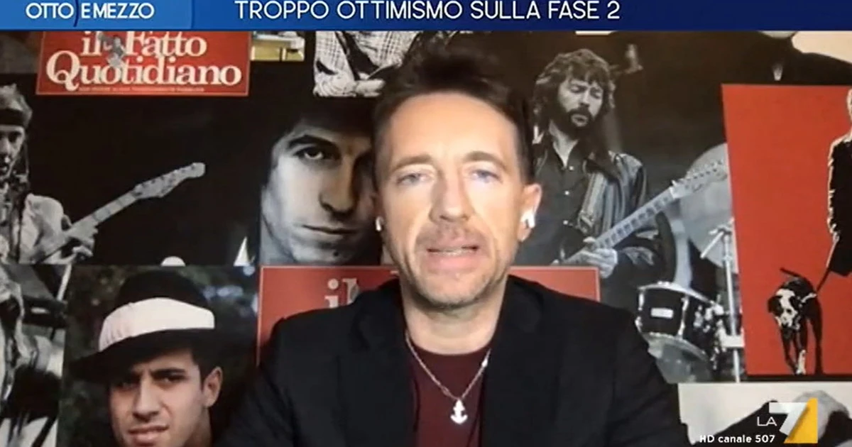 Andrea Scanzi a Otto e mezzo: "Se Salvini è il Capitano, Conte è Totti, Baggio e Del Piero tutti insieme"