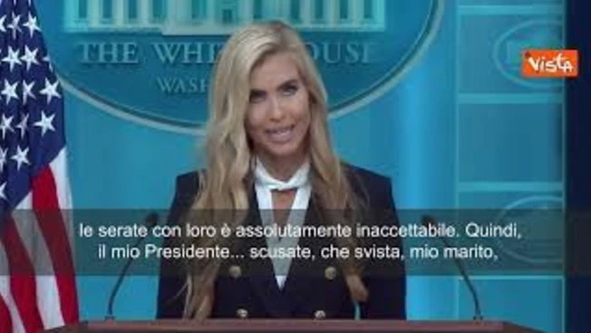 Chiama il marito "Presidente", il lapsus di Katie Zacharia, nuova portavoce di Trump