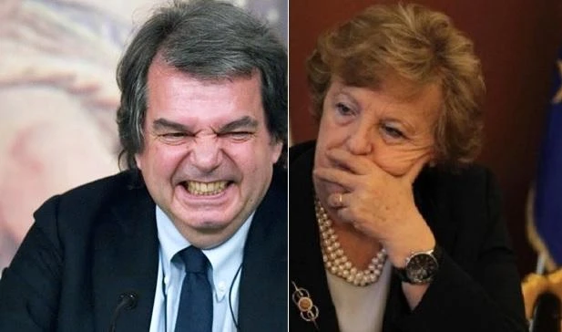 Renato Brunetta e Anna Maria Cancellieri