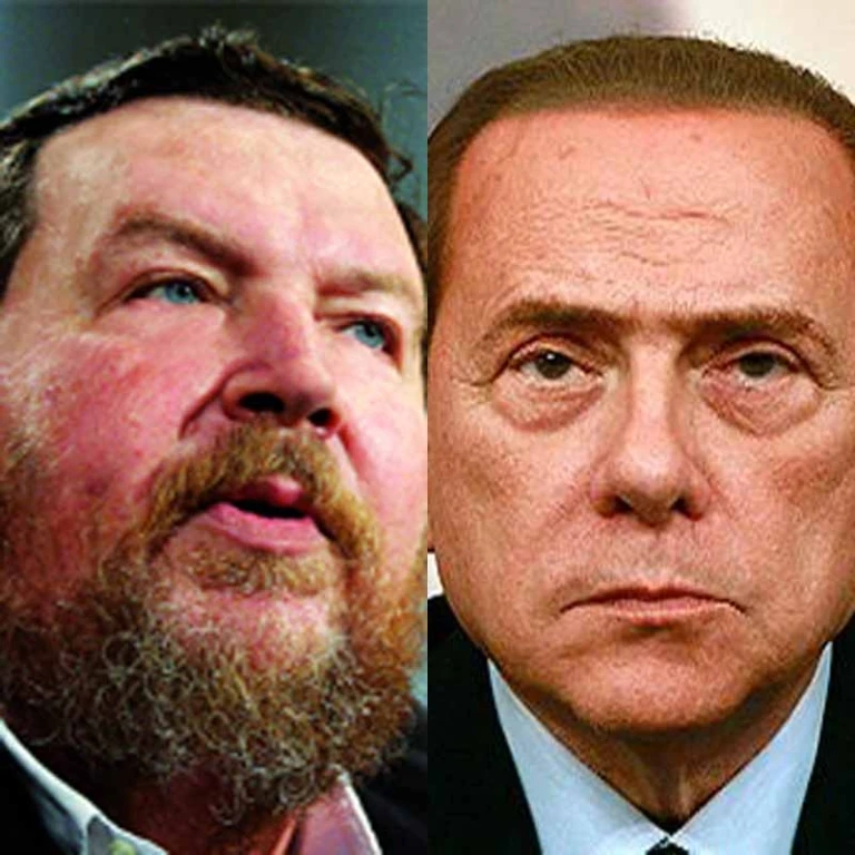 Giuliano Ferrara e Silvio Berlusconi