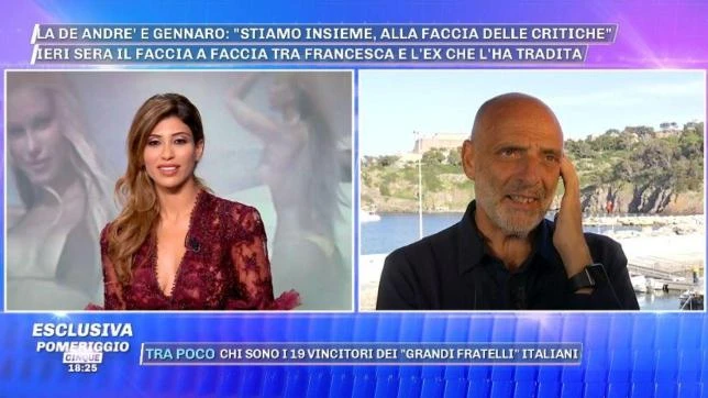 Pomeriggio 5, Mila Suarez e il due di picche a Paolo Brosio in diretta: "A me gli uomini piacciono così..."