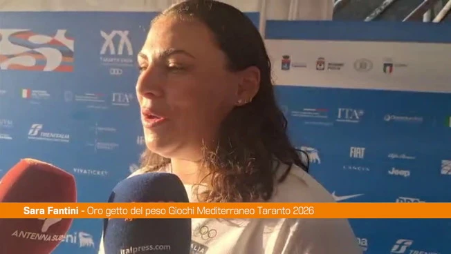 Giochi Mediterraneo, Fantini “Oro emozionante, gareggiare in casa sempre bello"