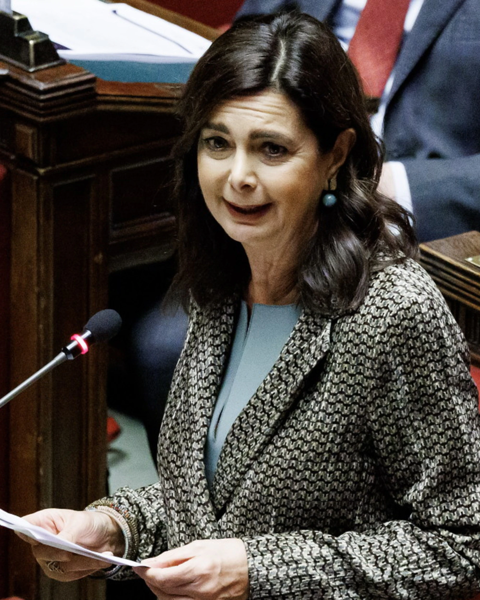 Marine Le Pen, in Italia la Boldrini brinda