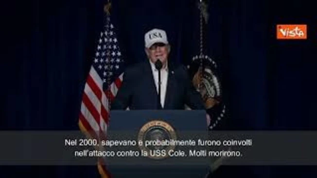 Trump: "Avviato attacco preventivo all'Iran in difesa degli americani"