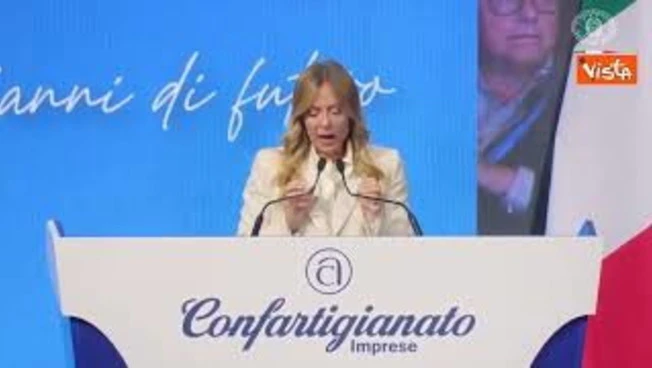 Meloni: Oggi in Consiglio dei ministri Decreto che riforma legge quadro su artigianato
