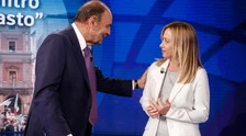 Bruno Vespa e Giorgia Meloni