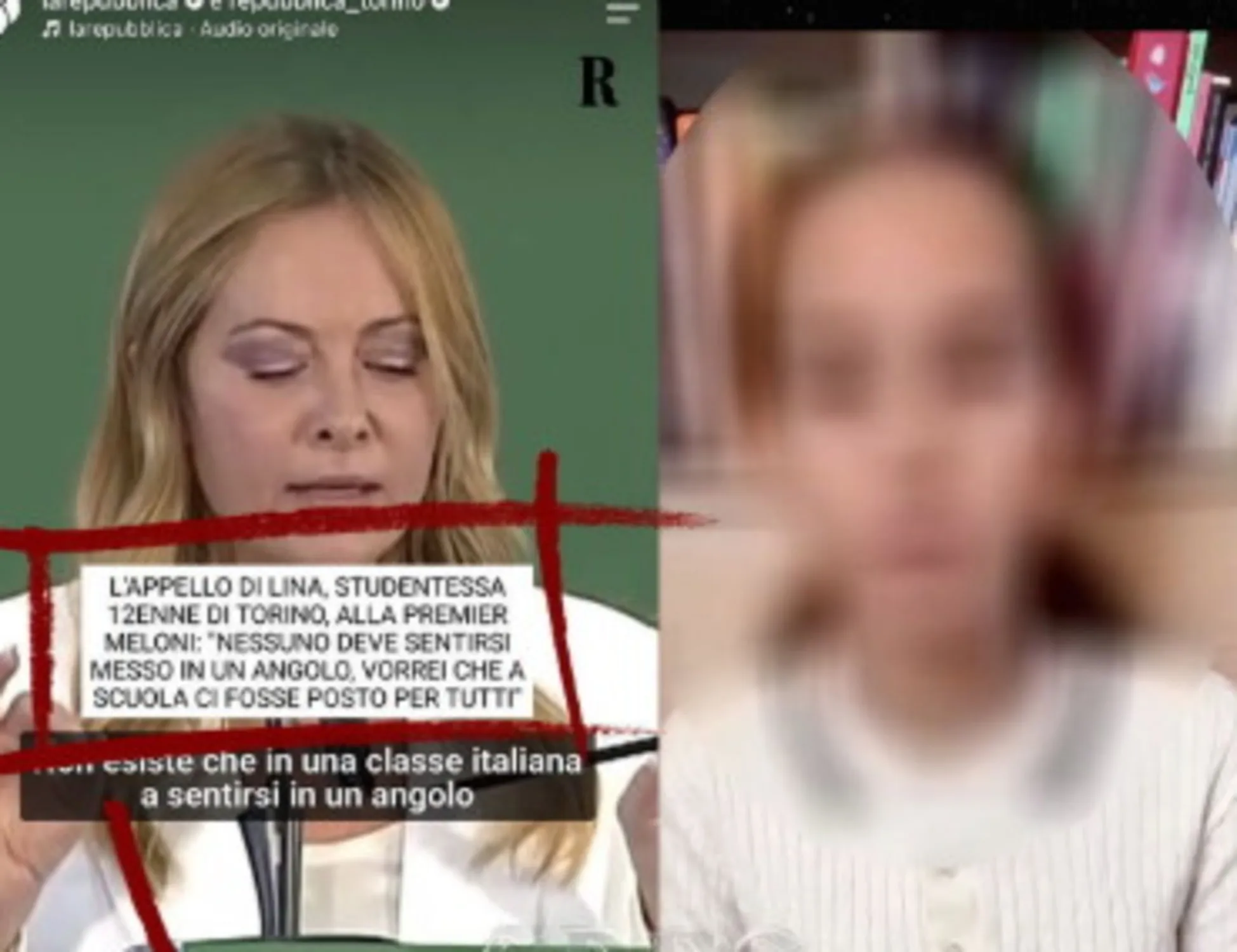 Leggi l'articolo: Repubblica e la 12enne, dove si spingono per attaccare Meloni: un altro caso vergognoso