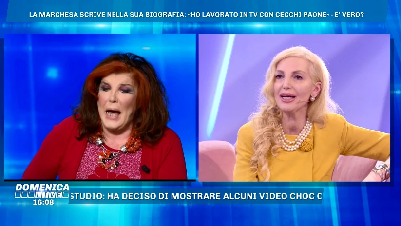 Domenica Live, Patrizia De Blanck senza freni contro la Marchesa D&apos;Aragona: &quot;Vedrai cosa ti arriva a casa&quot;