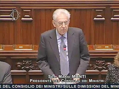 Caso marò, Monti riferisce a Parlamento "Stupefatto da dimissioni di Terzi"/
