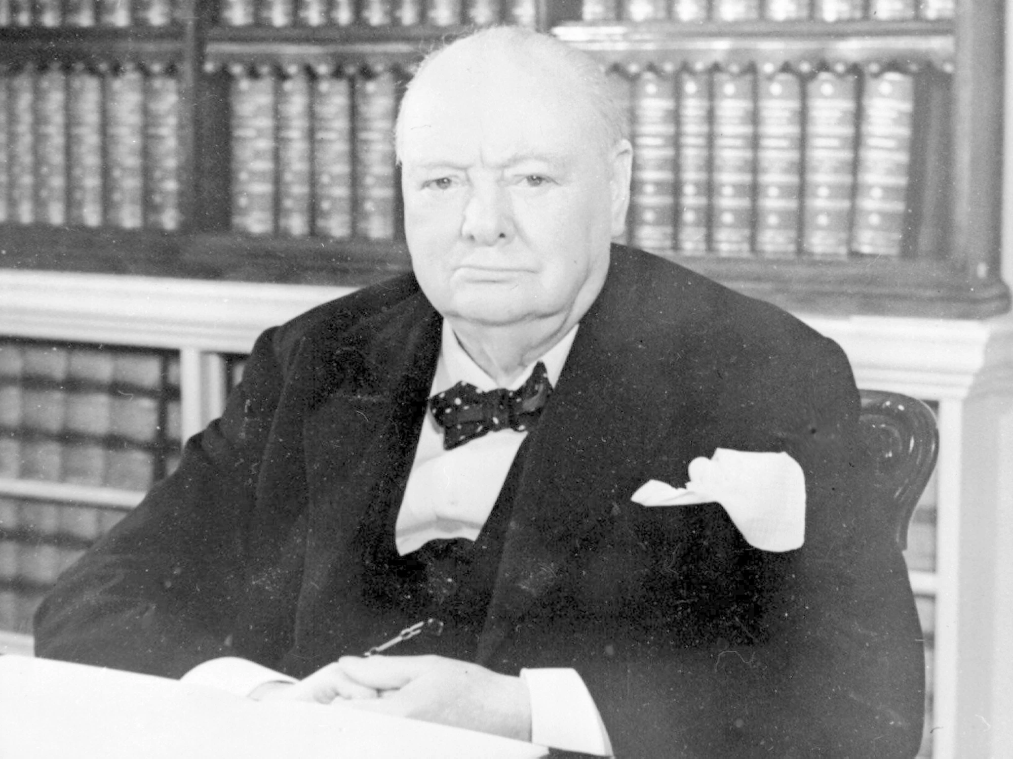 Churchill trovò nella tela un rifugio dopo la sconfitta