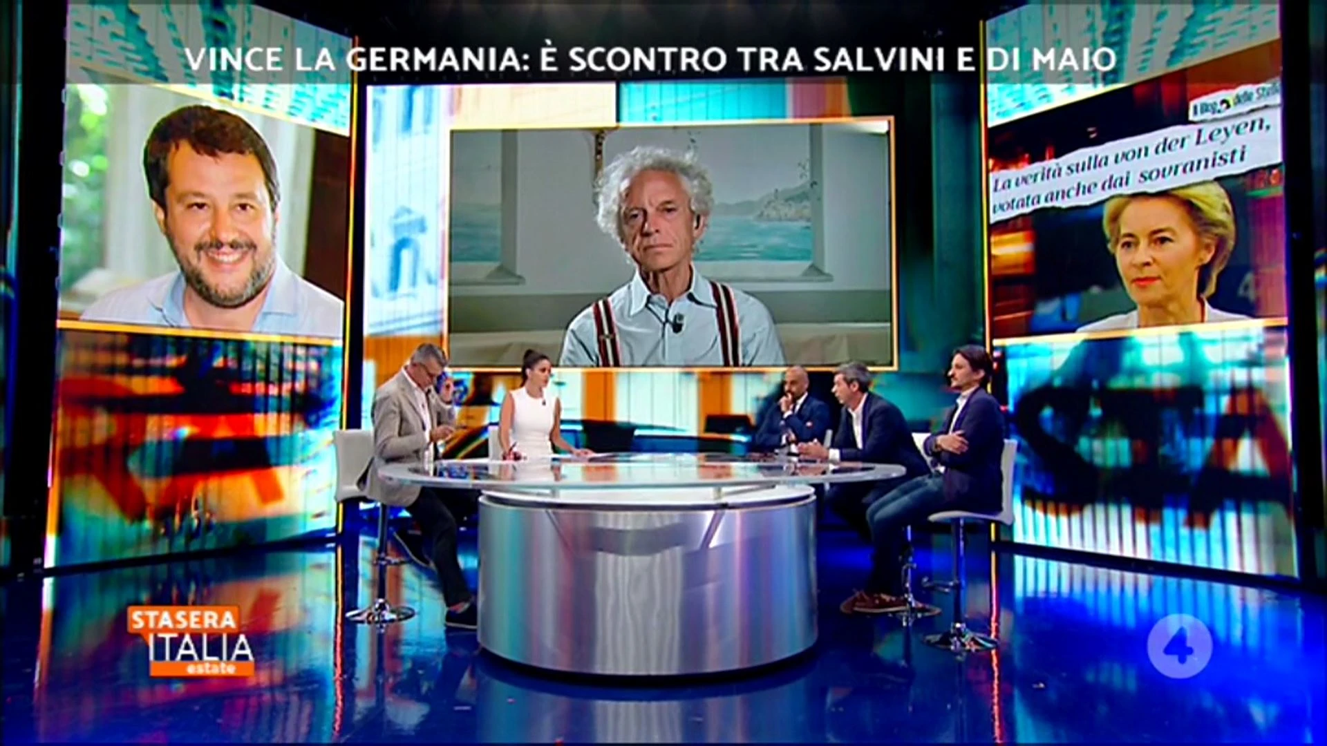 Stasera Italia, Federico Rampini contro la nomina di Ursula Von Der Leyen