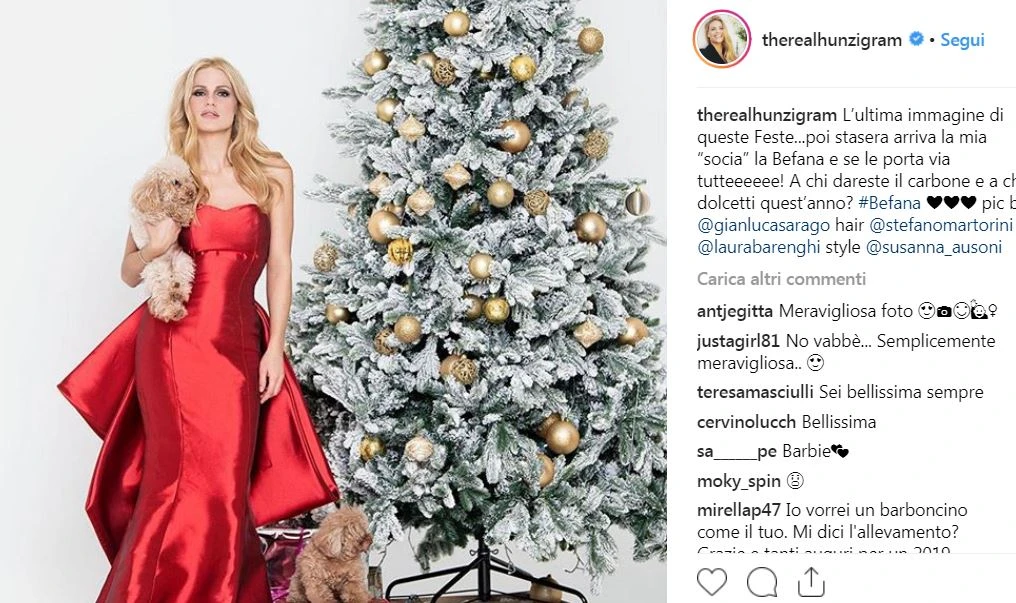 Michelle Hunziker, una Befana oltre ogni immaginazione. Lo scatto da svenire