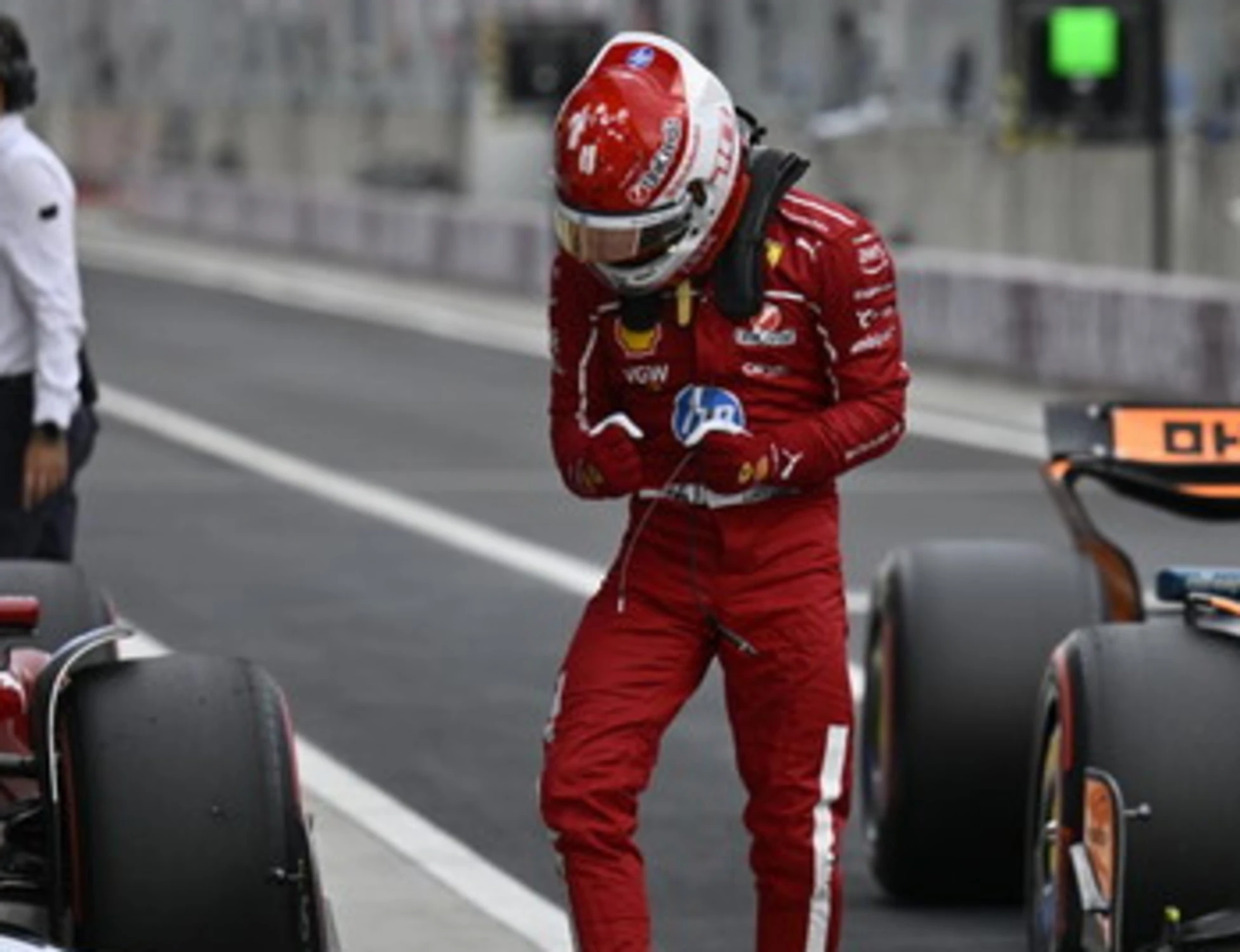 Charles Leclerc, l'ipotesi da brividi sul crollo in Ungheria
