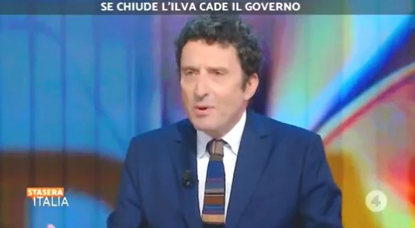 Stasera Italia, Pietrangelo Buttafuoco: "Se non salviamo l'Ilva come si può salvare l'Italia? Perdiamo tutto"