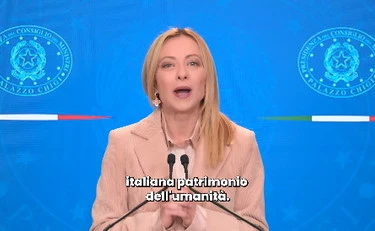 Giorgia Meloni, cucina italiana patrimonio Unesco: "Primi al mondo, che orgoglio!"