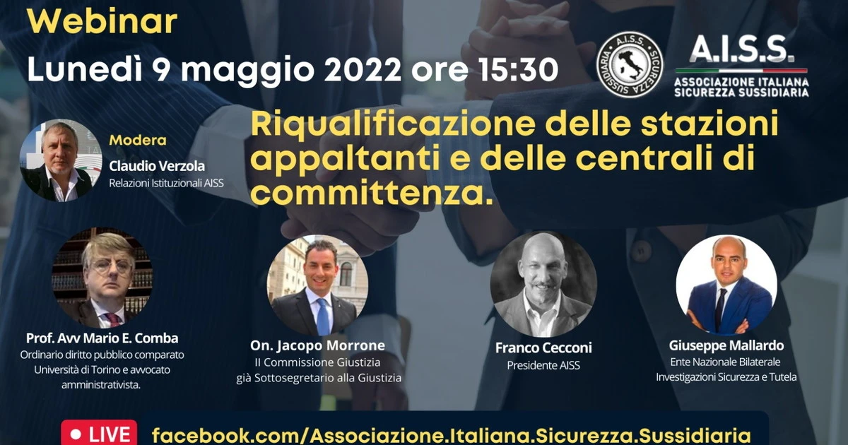 Riqualificazione delle stazioni appaltanti e delle centrali di committenza