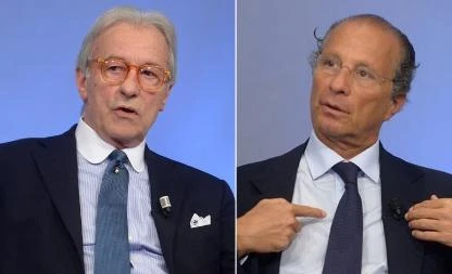 A Capalbio faccia a faccia Feltri-Bisignani