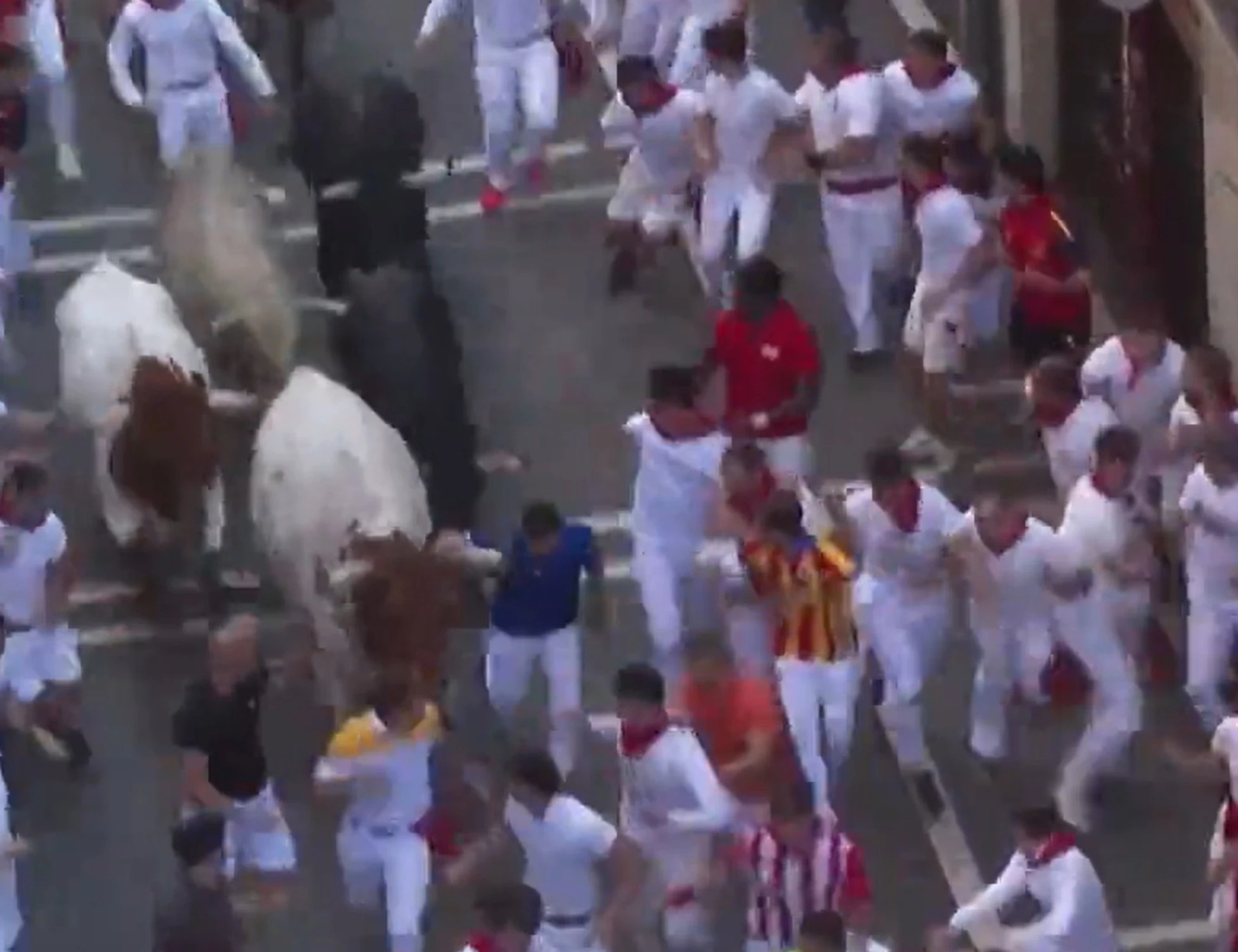 Pamplona, il toro lo incorna in faccia: orrore totale, immagini forti
