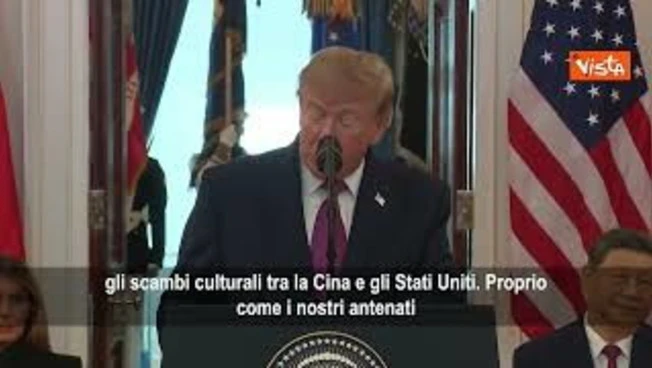 Trump: Orgoglioso delle relazioni con Pechino costruiamo mondo migliore