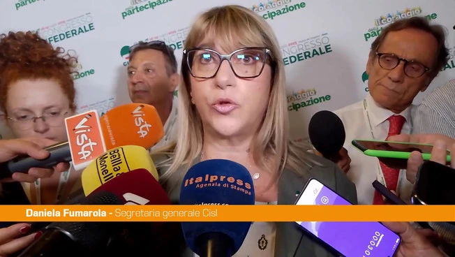 Fumarola "Speriamo in un campo ampio per il patto sul lavoro"