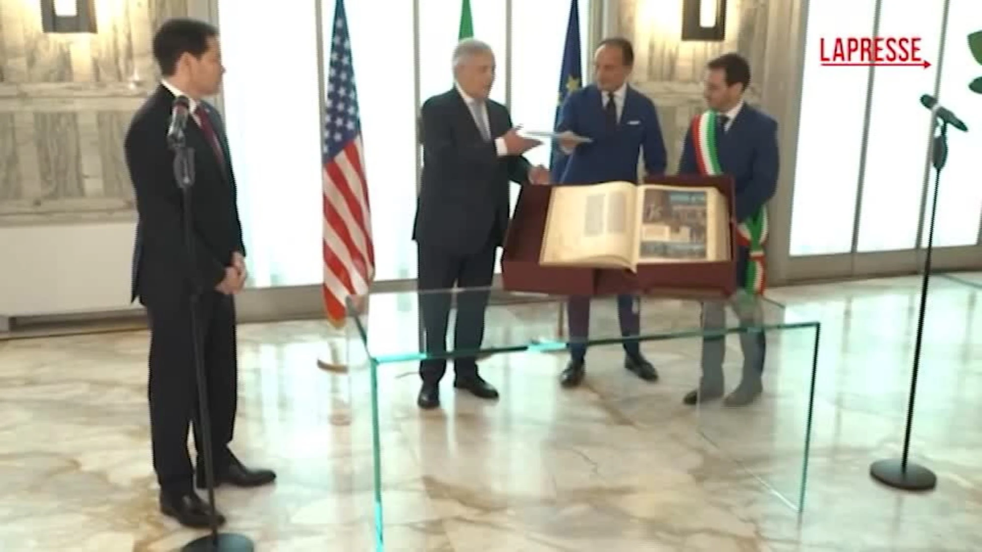 Rubio alla Farnesina, consegnato il suo albero genealogico: "Origini piemontesi"