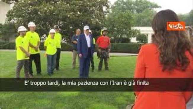 Trump: La mia pazienza con l'Iran è già finita