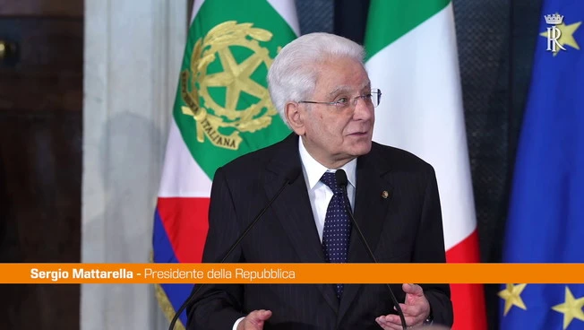 Droga, Mattarella: "Giovani nostro patrimonio, serve un sforzo corale del Paese"