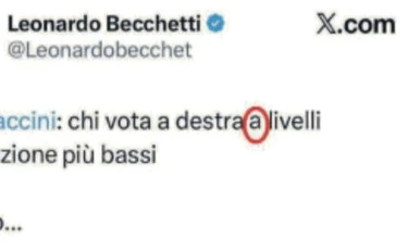 L’errore da penna rossa del prof rosso per rilanciare gli insulti di Bonaccini