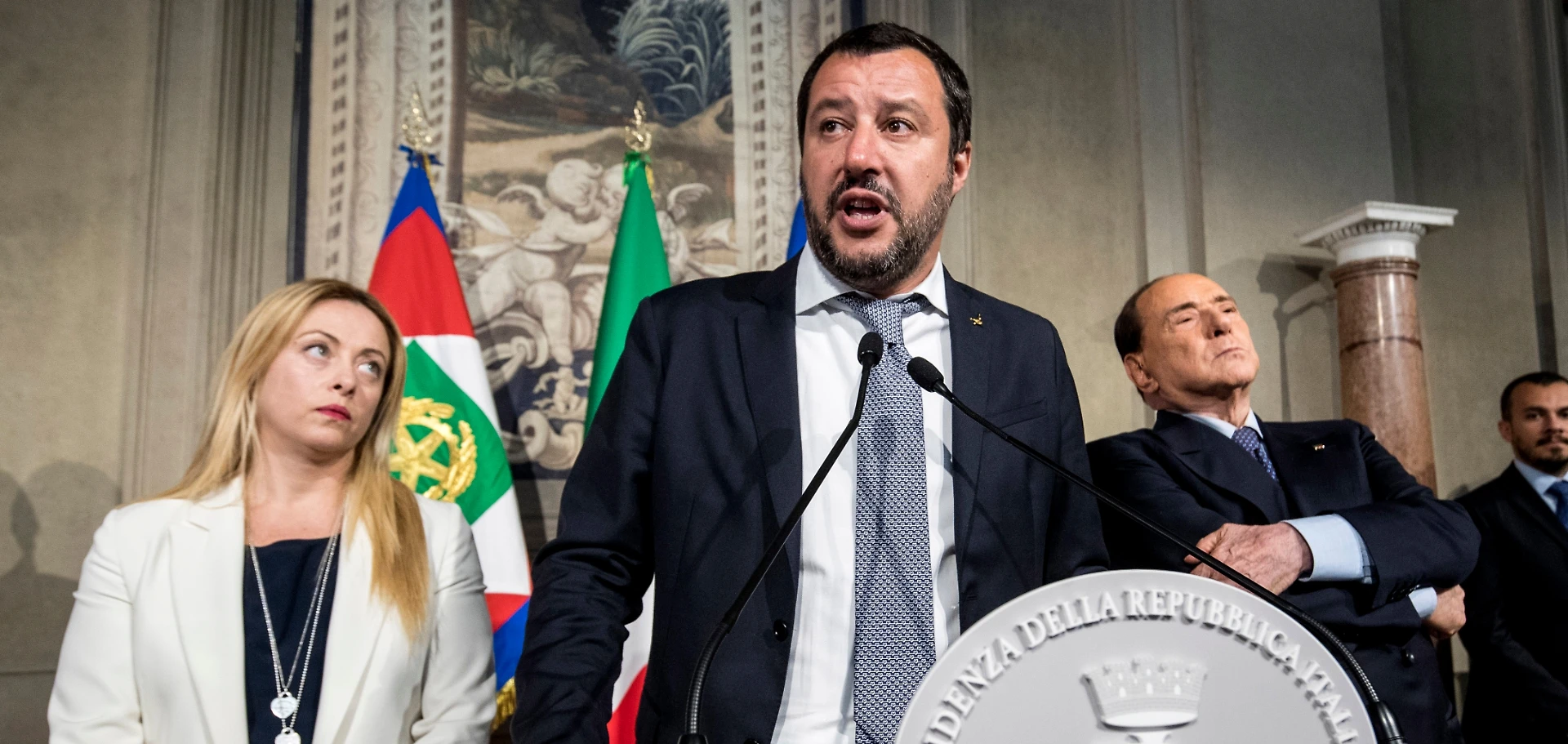 Salvini, Berlusconi, Meloni: intesa sulla Rai al vertice di centrodestra. Perché ora il M5s trema