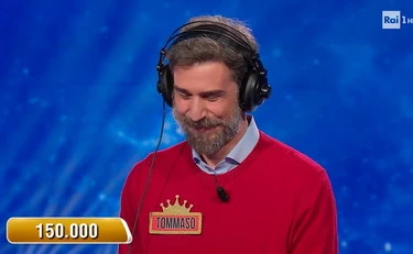 L'Eredità, Tommaso travolto: "Raddrizza le banane"