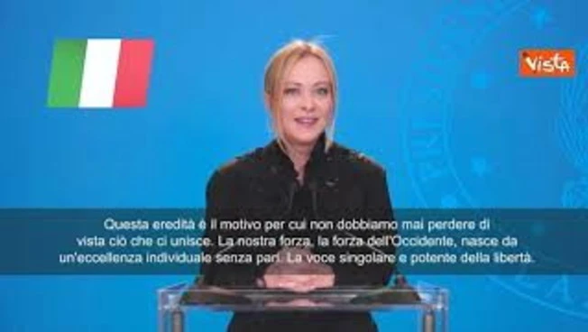 Leggi l'articolo: Meloni al Niaf: Gli Usa e l'Italia sono le colonne del mondo libero