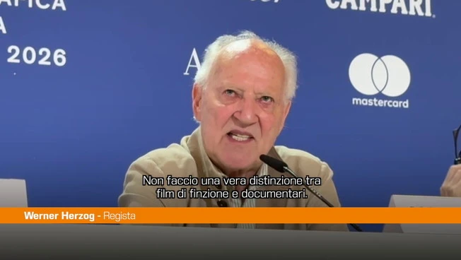 Venezia, Herzog "Non faccio distinzione tra film di finzione e documentari"