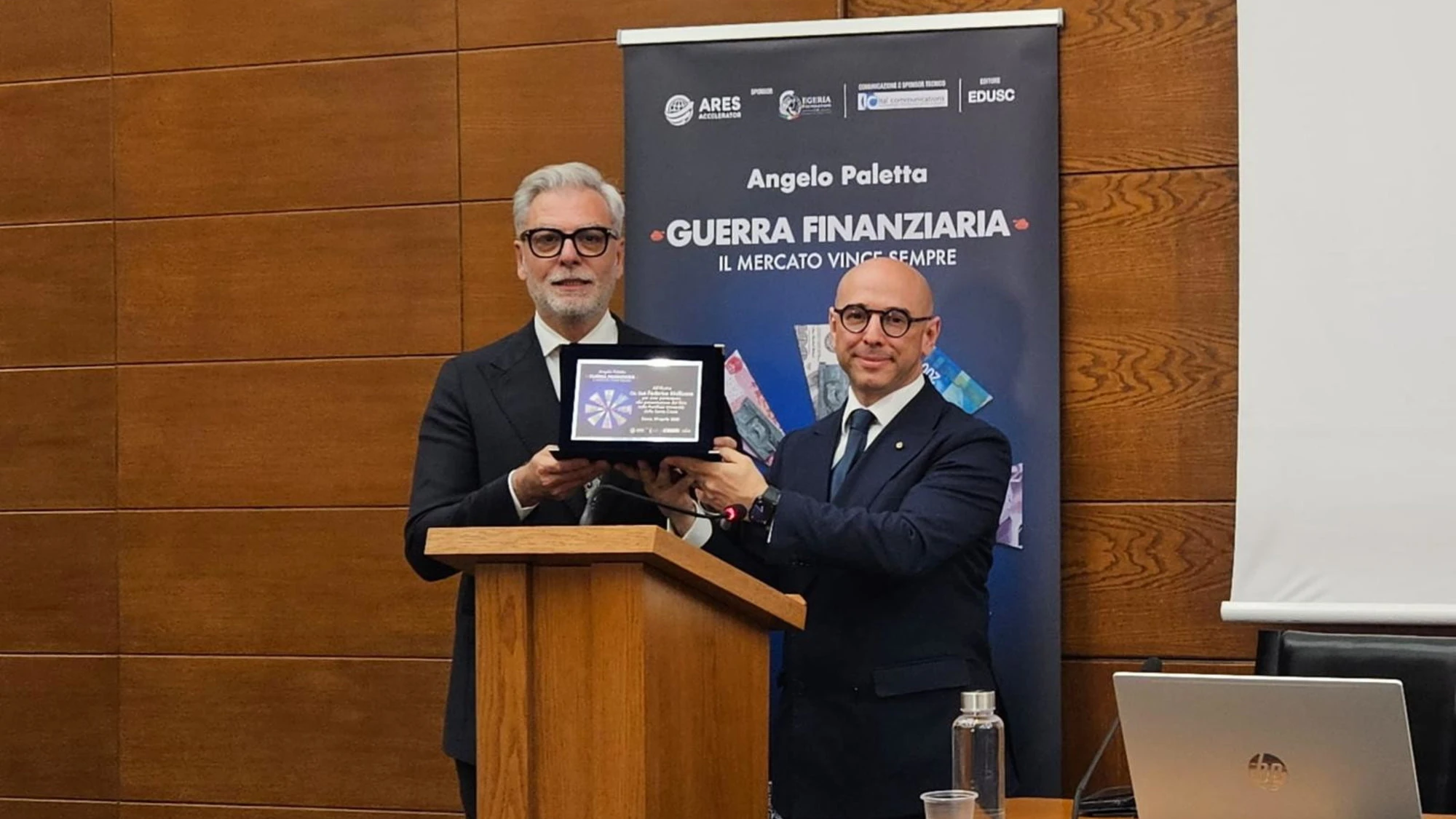 “Guerra Finanziaria” di Angelo Paletta, presentato alla Pontificia Università della Santa Croce