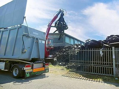 A Fiorenzuola d'Arda recuperate oltre 2.500 tonnellate di pneumatici