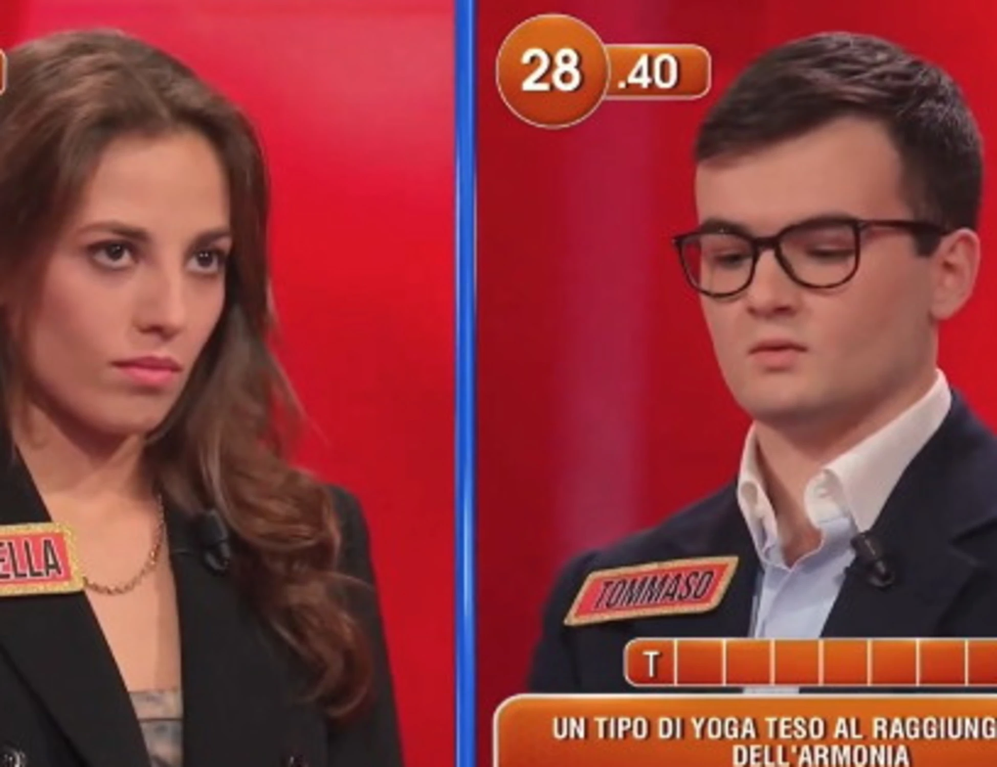 L'Eredità, clamorosa gaffe di Tommaso: "Ehm, toncazz***". Liorni senza parole