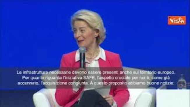 Von der Leyen a vertice Nato: 100 miliardi per la difesa europea con accordi Safe in 10 Paesi