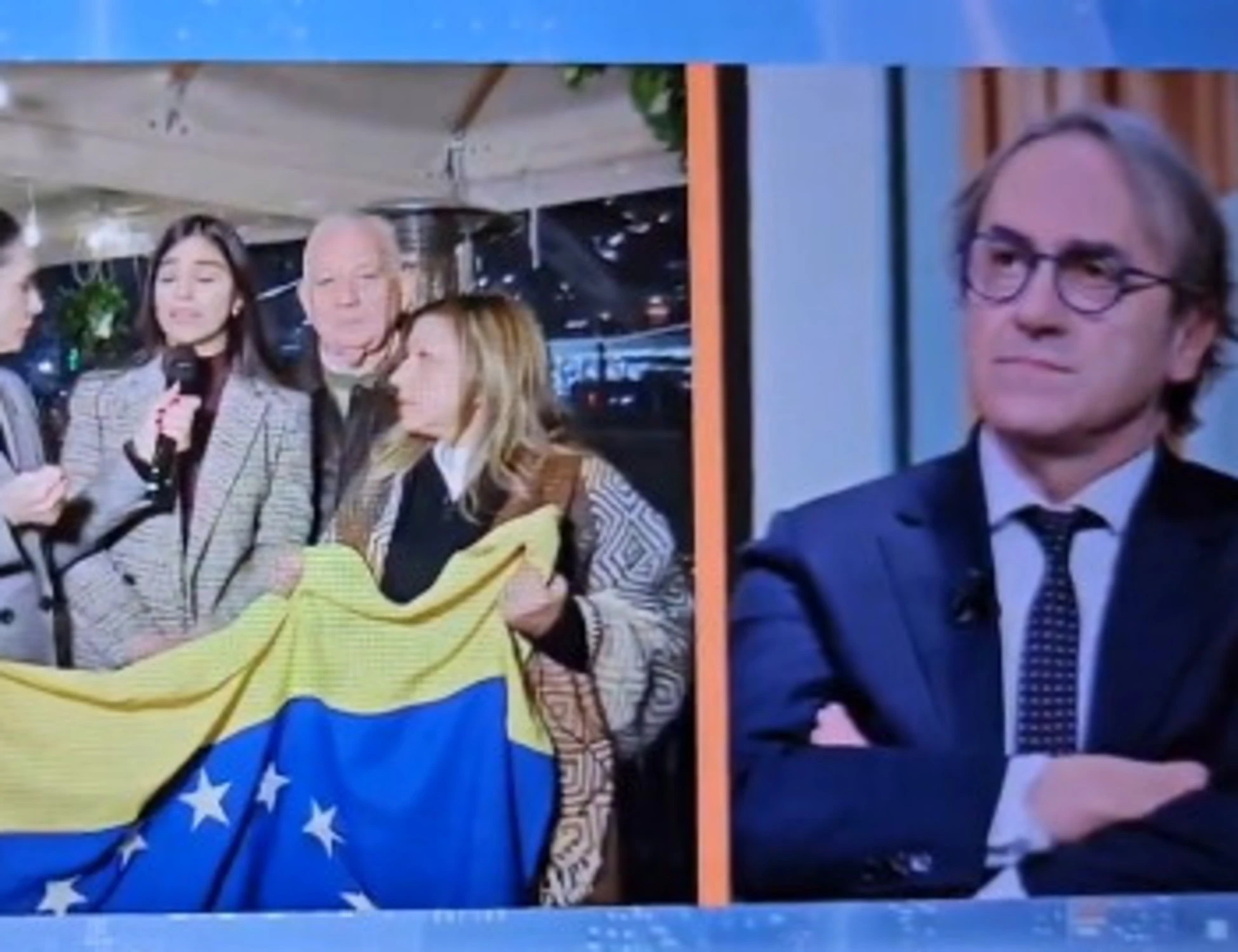 Angelo Bonelli umiliato in tv dalla ragazza venezuelana: "Ma di cosa parla?"