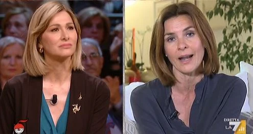 DiMartedì, Alessandra Moretti contro la leghista e triturata in diretta: "Ma questa somara sa che il Pd...?"