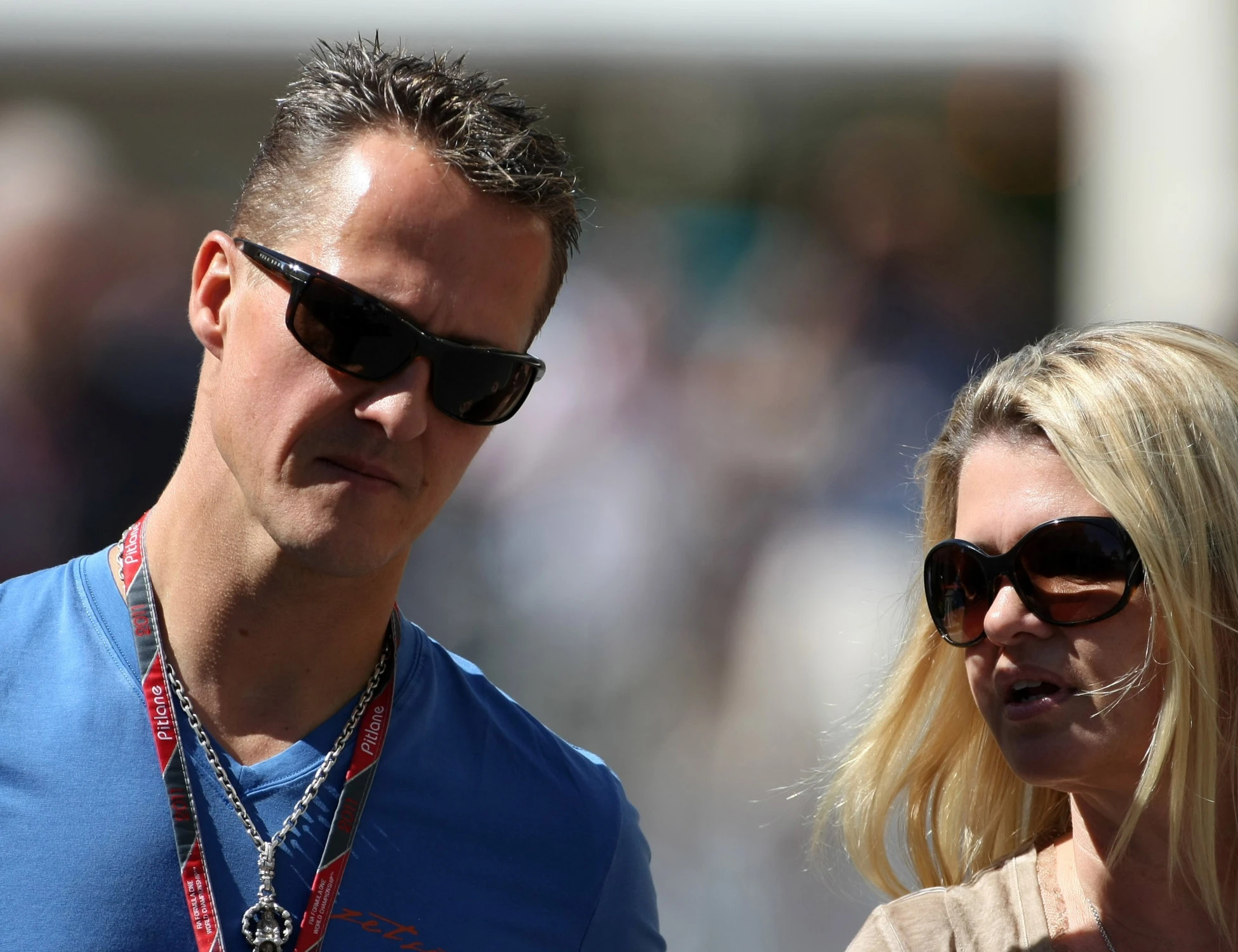 Michael Schumacher, parla la moglie Corinna: "È diverso, ma è qui"