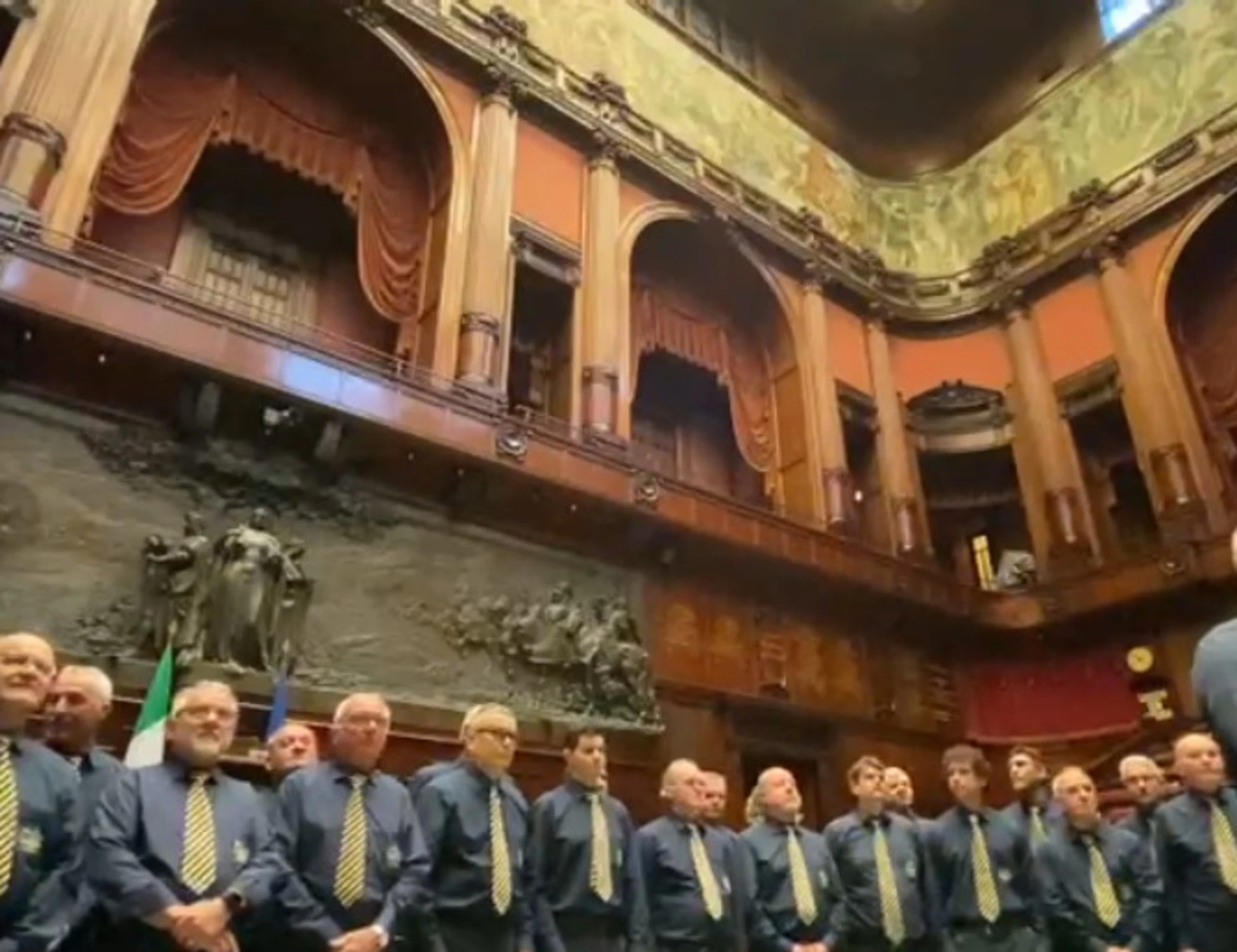 Montecitorio a porte aperte, coro trevigiano Valcavasia si esibisce in Aula