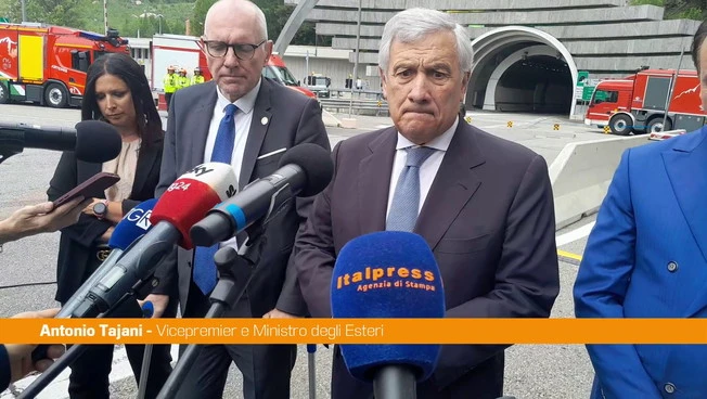 Tajani "Raddoppio tunnel del Monte Bianco è fondamentale per il Nord-Ovest"