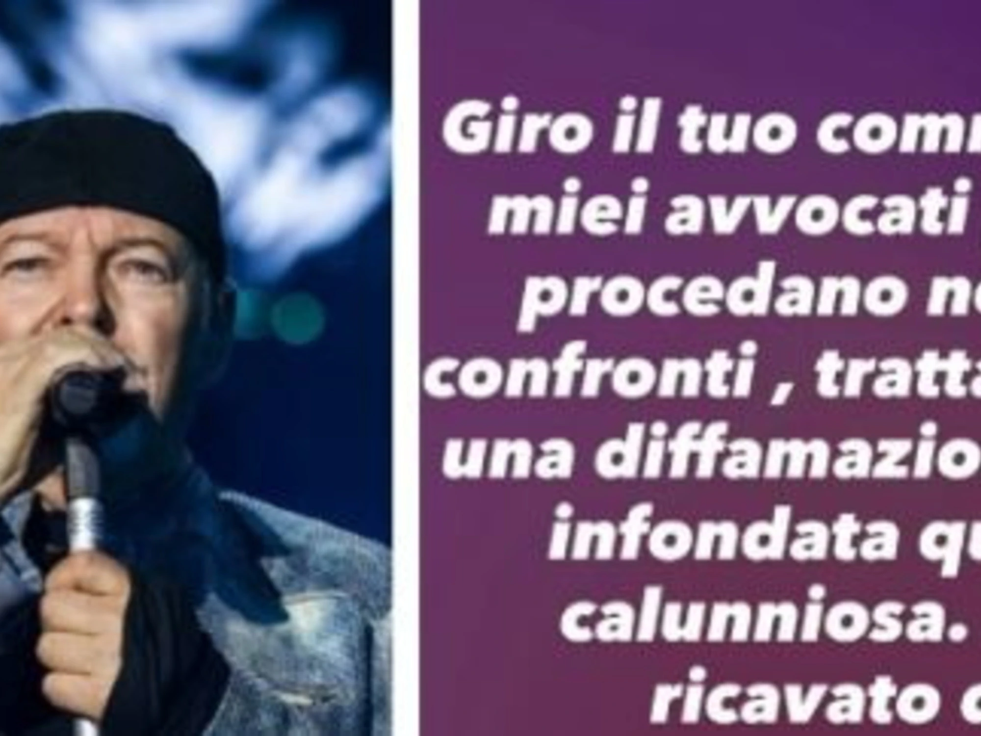 Vasco Rossi, la frase sul suo passato che fa scoppiare la rissa: "Ti denuncio"