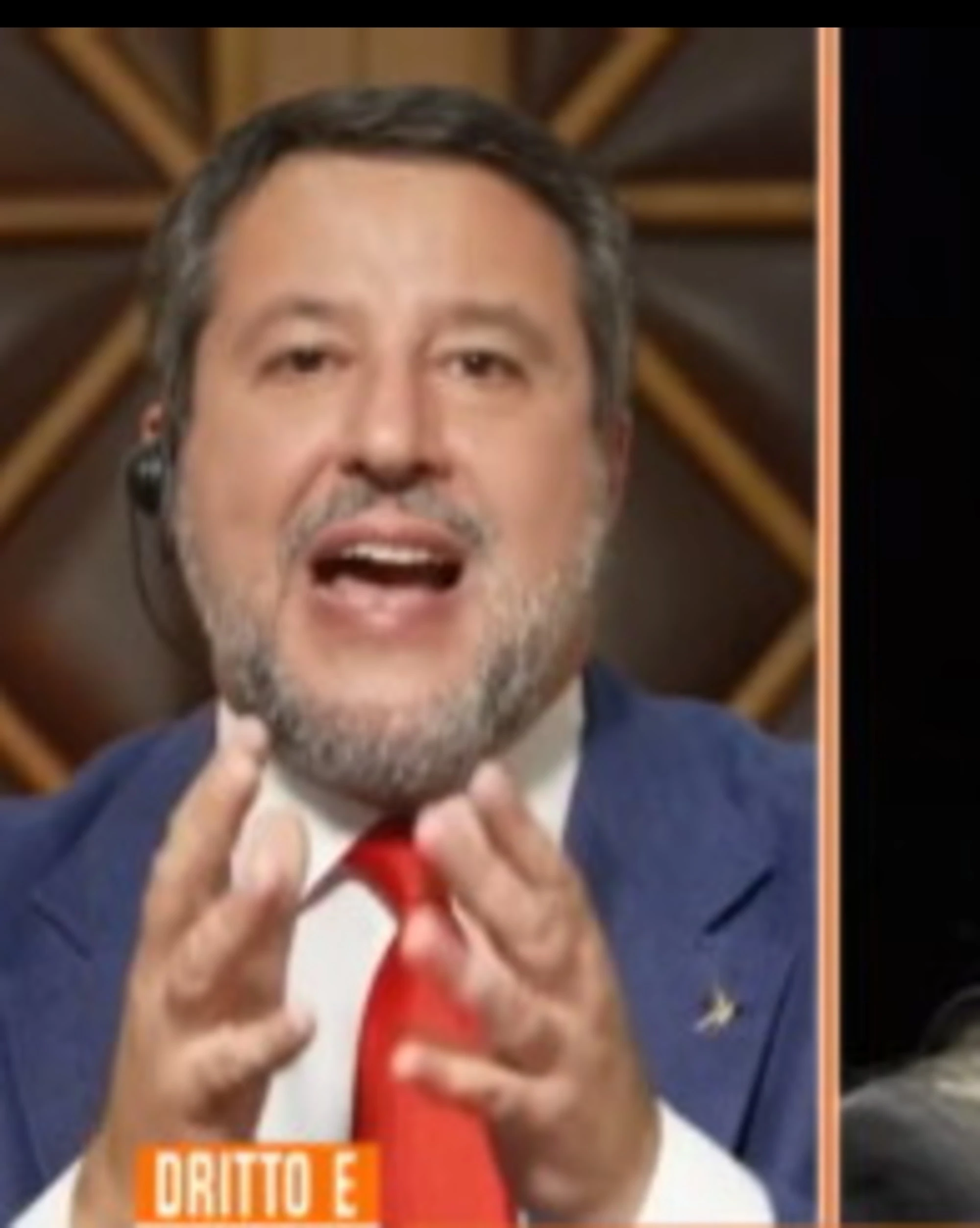 Dritto e rovescio, Salvini spiana la Albanese: "Sa dove deve andare? E non rompa le p***"
