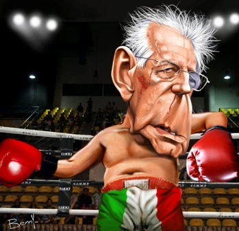 Pedata di Monti alla Merkel"O gli eurobond o mi dimetto"