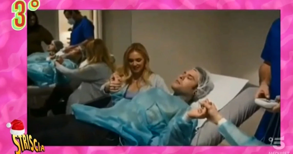 Striscia la Notizia, Fedez in ospedale ridotto così da Chiara Ferragni: l'impensabile lezione
