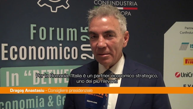 Anastasiu "Italia partner economico strategico per la Romania"